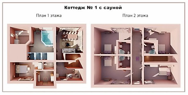 План коттеджа